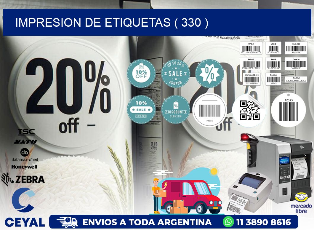 IMPRESION DE ETIQUETAS ( 330 )