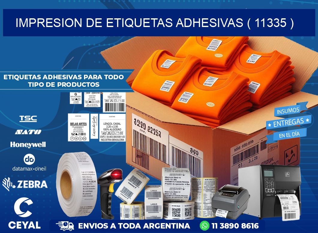 IMPRESION DE ETIQUETAS ADHESIVAS ( 11335 )