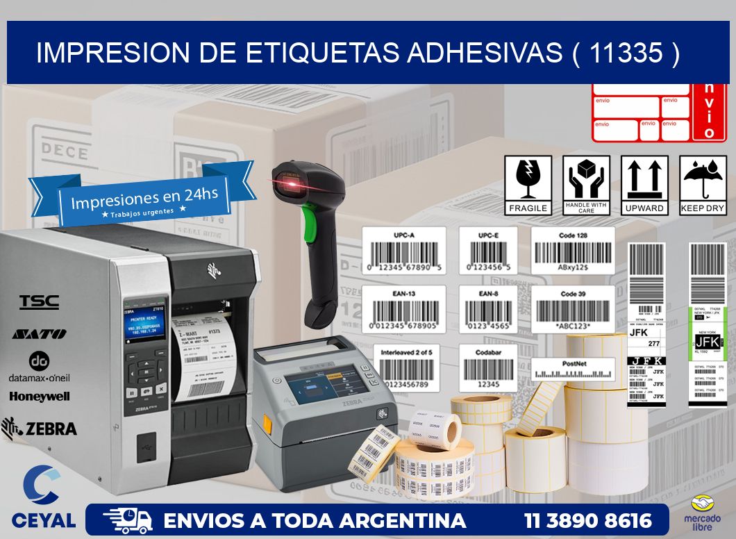 IMPRESION DE ETIQUETAS ADHESIVAS ( 11335 )
