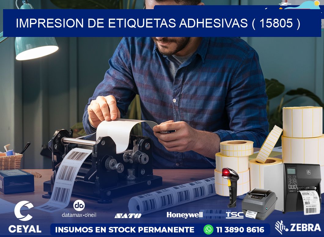 IMPRESION DE ETIQUETAS ADHESIVAS ( 15805 )