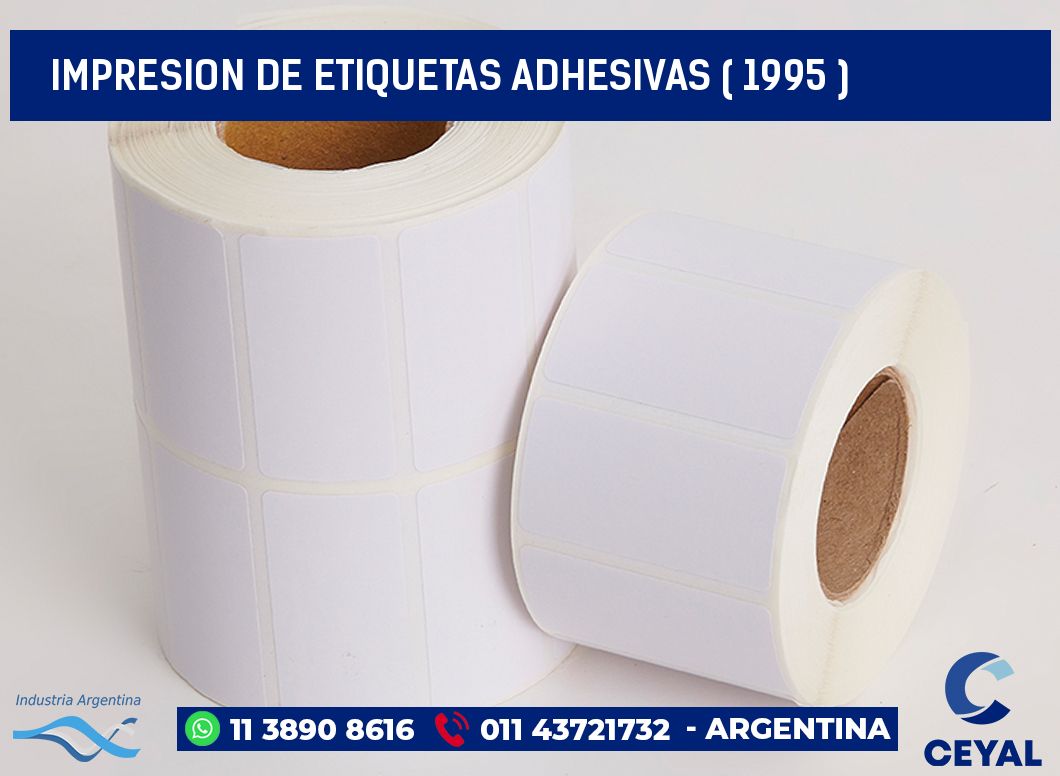 IMPRESION DE ETIQUETAS ADHESIVAS ( 1995 )