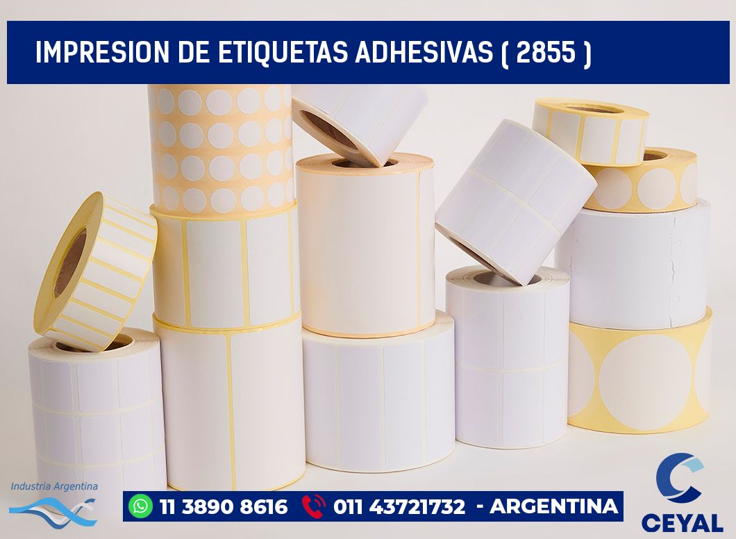 IMPRESION DE ETIQUETAS ADHESIVAS ( 2855 )