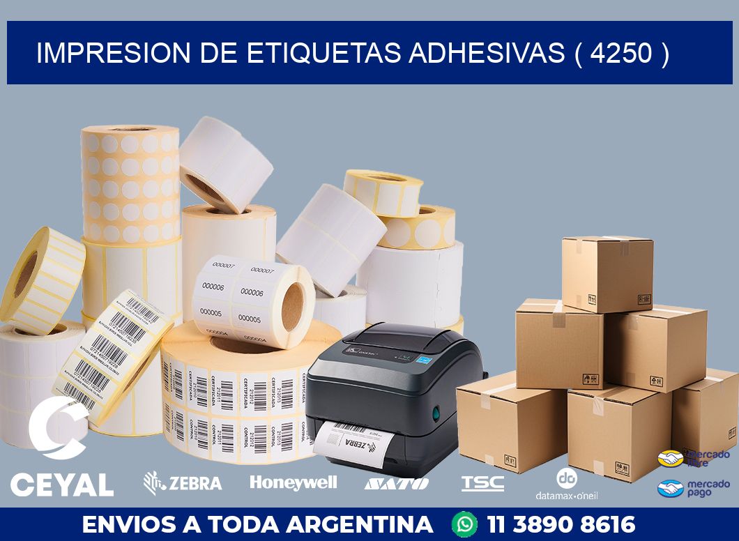 IMPRESION DE ETIQUETAS ADHESIVAS ( 4250 )