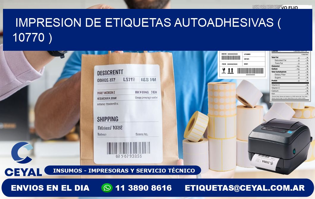 IMPRESION DE ETIQUETAS AUTOADHESIVAS ( 10770 )
