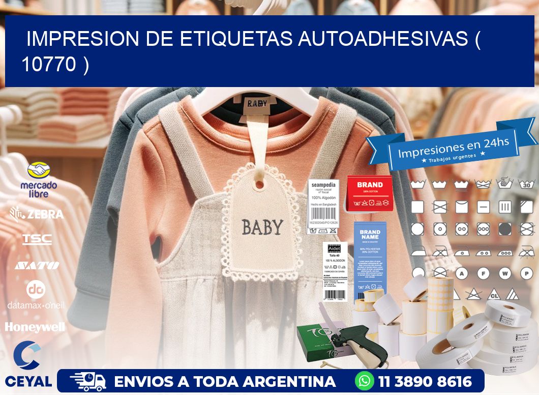 IMPRESION DE ETIQUETAS AUTOADHESIVAS ( 10770 )
