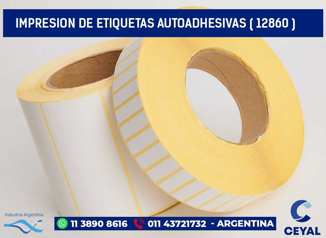IMPRESION DE ETIQUETAS AUTOADHESIVAS ( 12860 )
