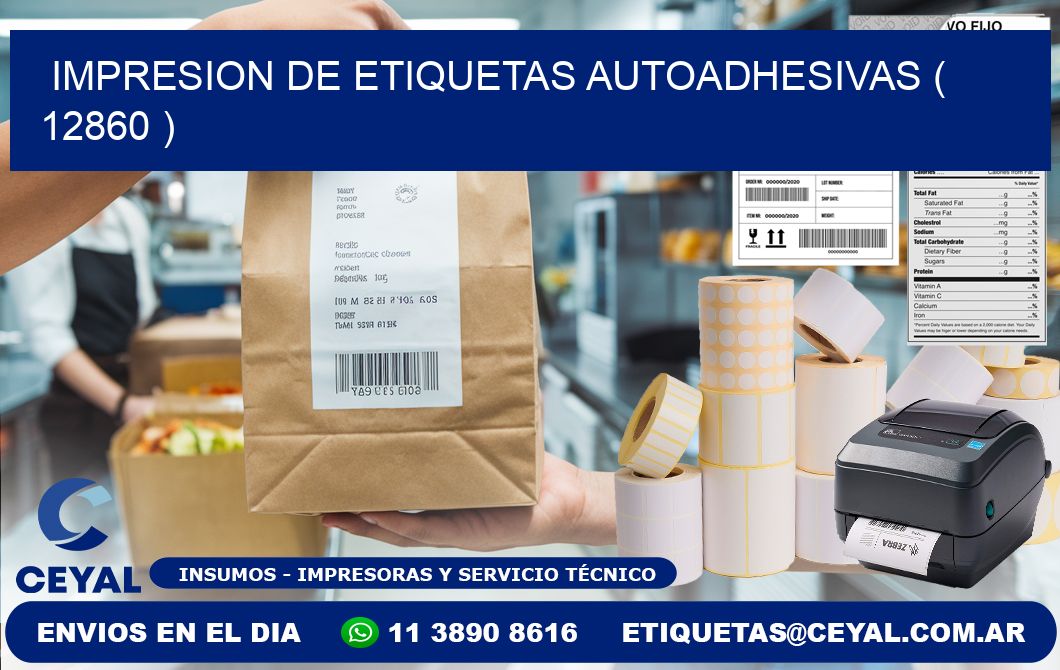 IMPRESION DE ETIQUETAS AUTOADHESIVAS ( 12860 )