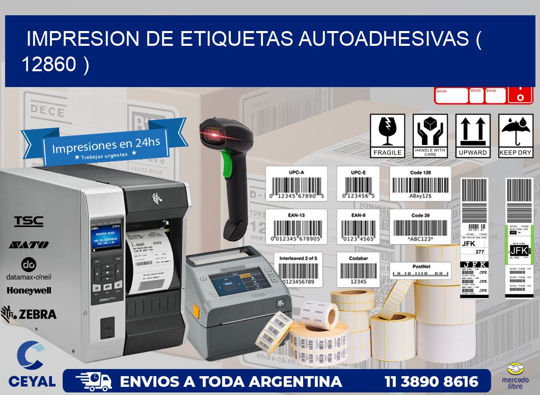 IMPRESION DE ETIQUETAS AUTOADHESIVAS ( 12860 )