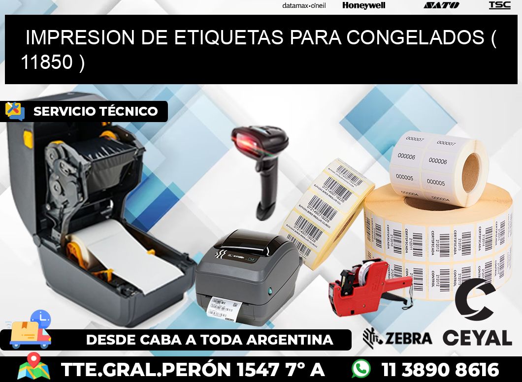 IMPRESION DE ETIQUETAS PARA CONGELADOS ( 11850 )