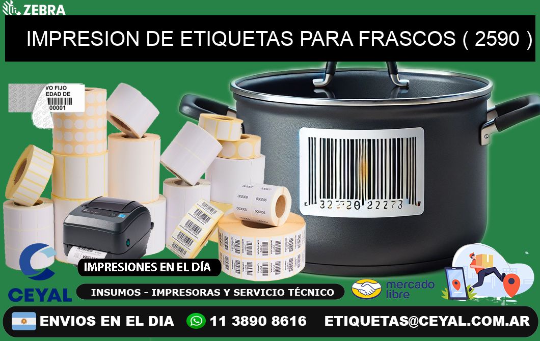 IMPRESION DE ETIQUETAS PARA FRASCOS ( 2590 )