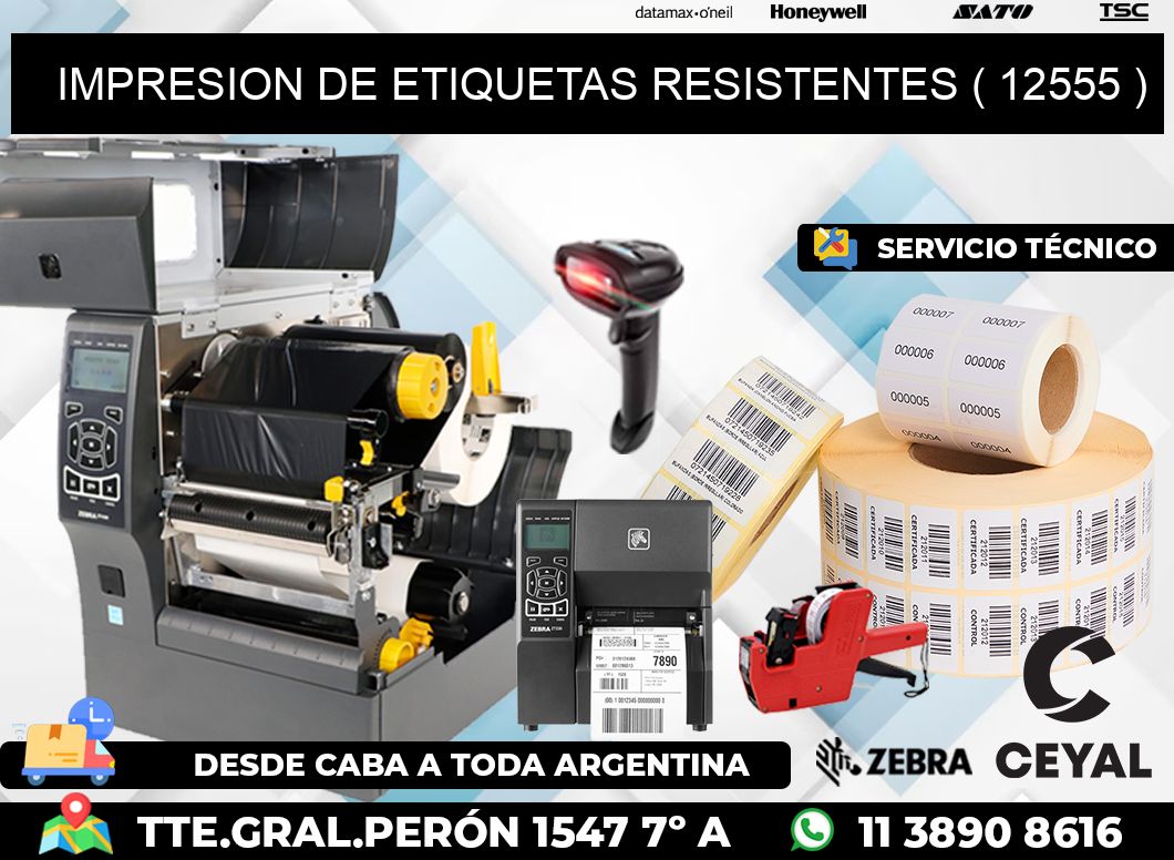 IMPRESION DE ETIQUETAS RESISTENTES ( 12555 )