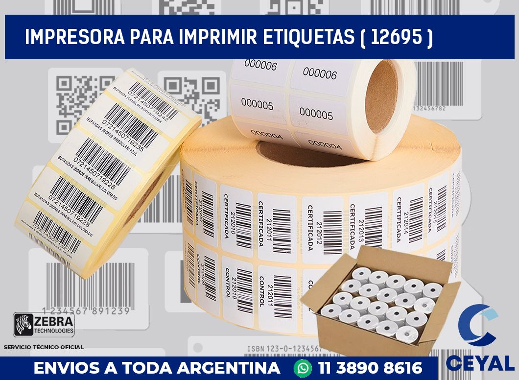 IMPRESORA PARA IMPRIMIR ETIQUETAS ( 12695 )