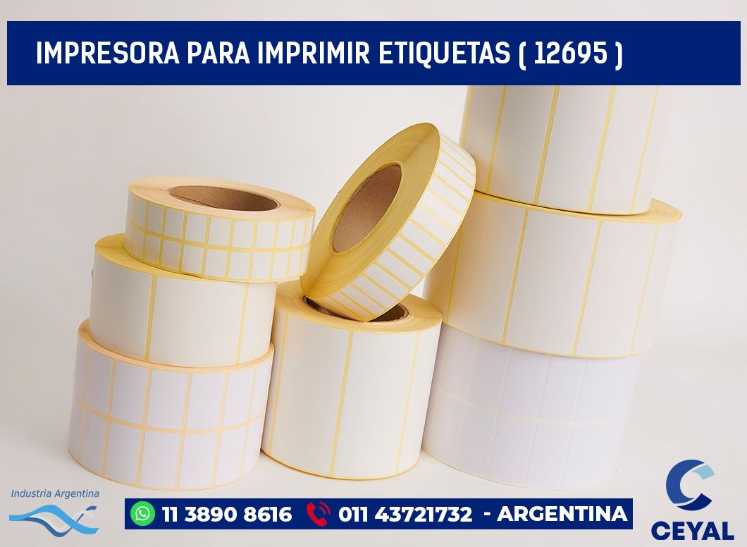 IMPRESORA PARA IMPRIMIR ETIQUETAS ( 12695 )