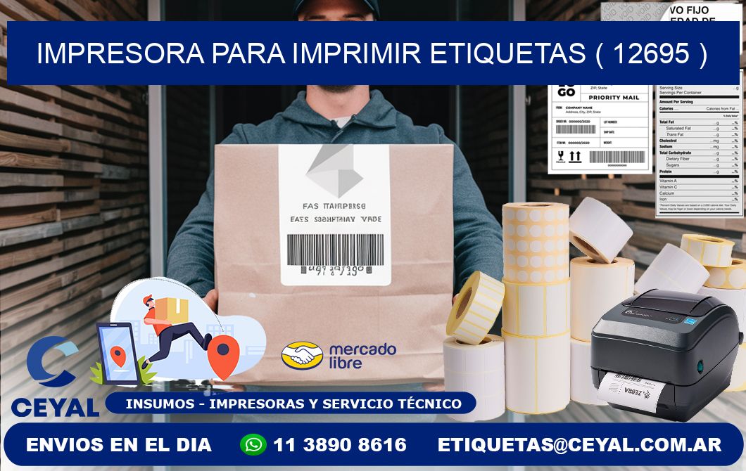 IMPRESORA PARA IMPRIMIR ETIQUETAS ( 12695 )