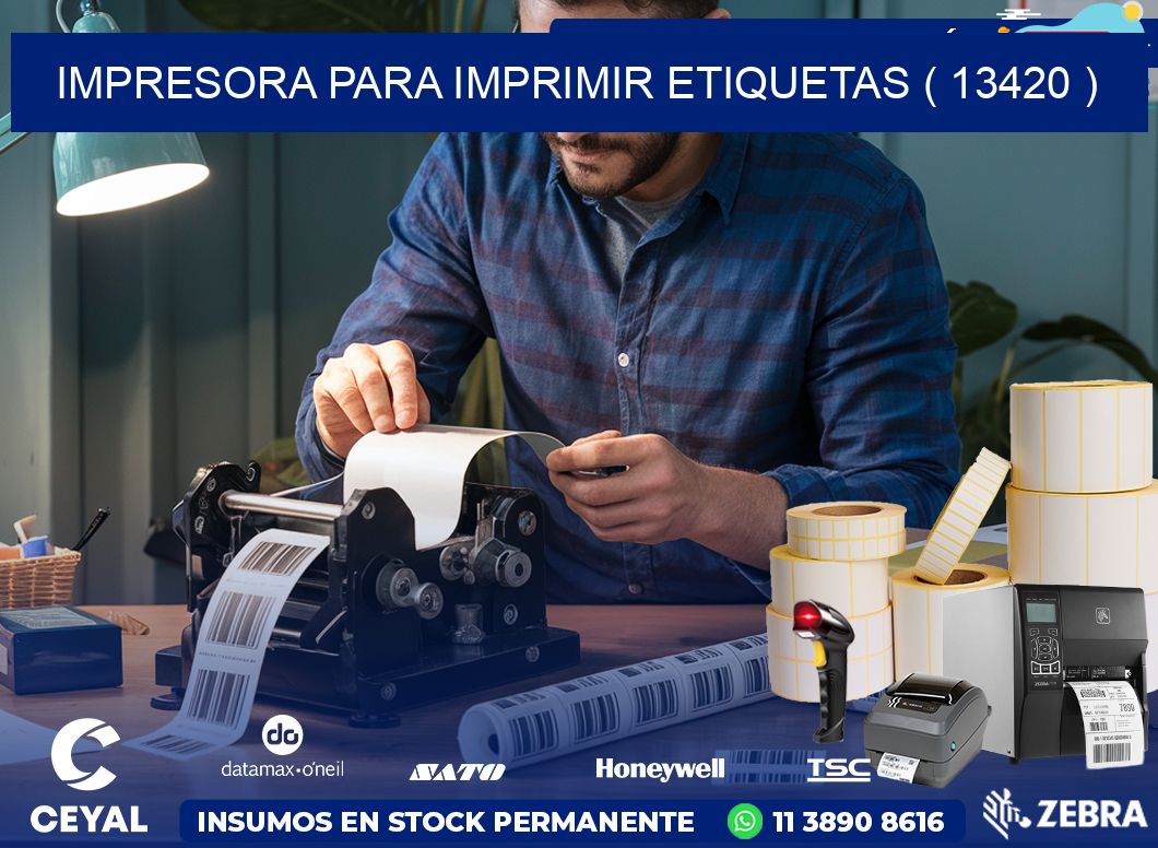 IMPRESORA PARA IMPRIMIR ETIQUETAS ( 13420 )