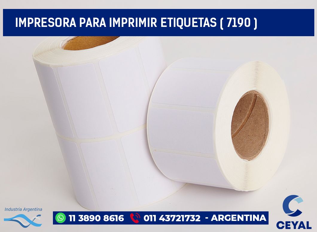IMPRESORA PARA IMPRIMIR ETIQUETAS ( 7190 )