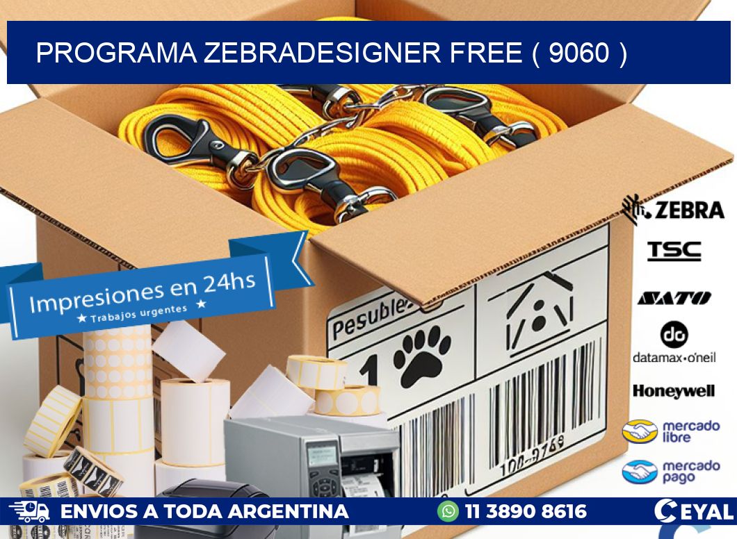 PROGRAMA ZEBRADESIGNER FREE ( 9060 )
