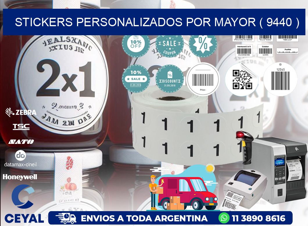 STICKERS PERSONALIZADOS POR MAYOR ( 9440 )