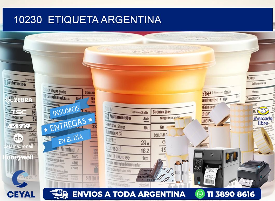 10230 ETIQUETA ARGENTINA