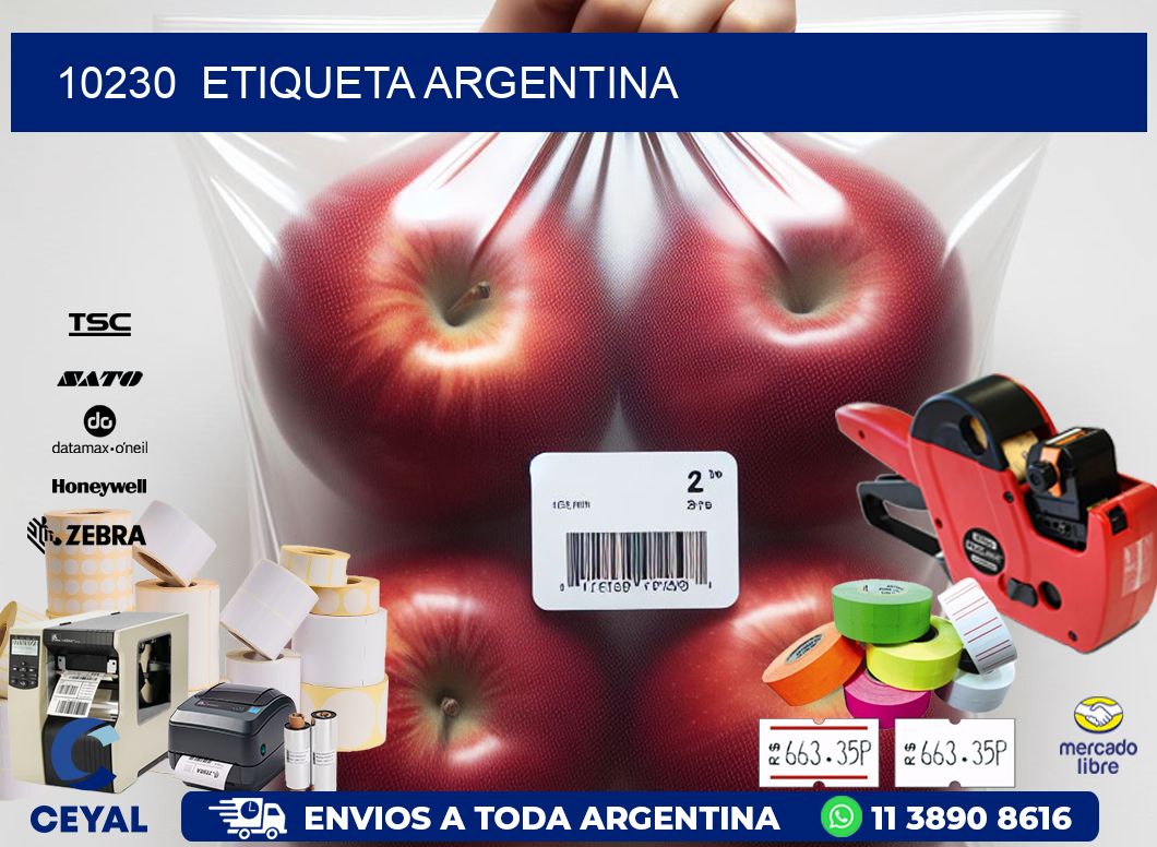 10230 ETIQUETA ARGENTINA