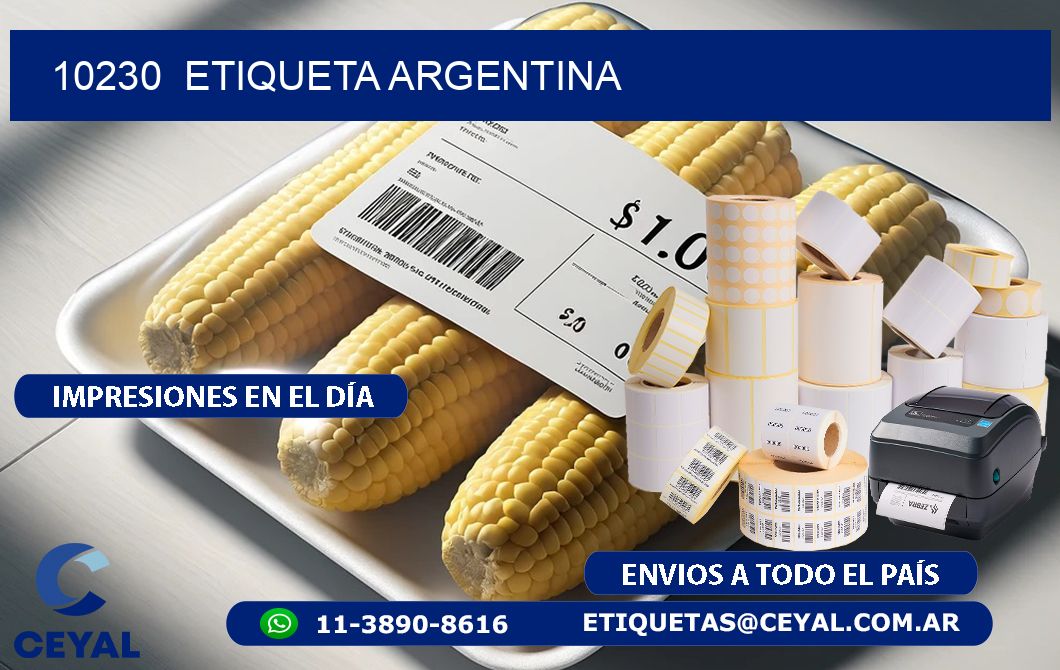 10230  ETIQUETA ARGENTINA