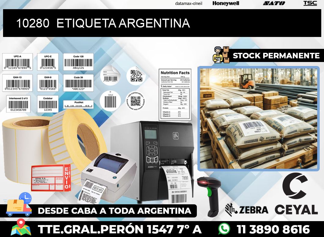 10280  ETIQUETA ARGENTINA