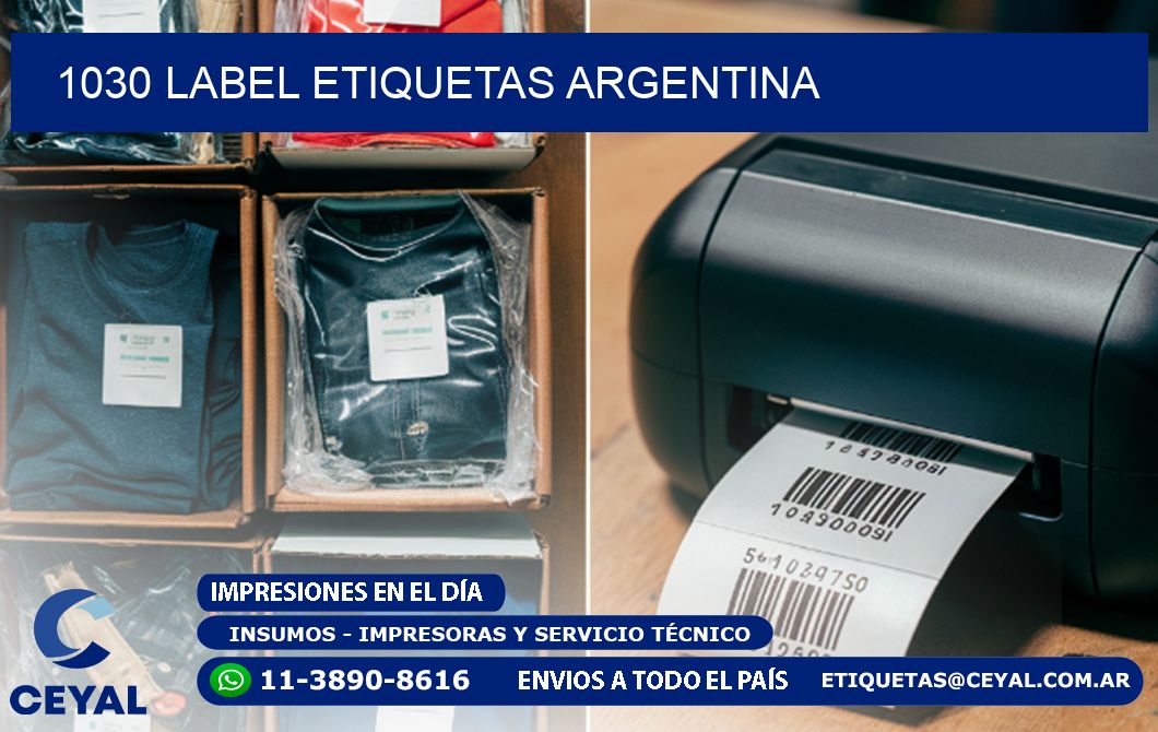 1030 LABEL ETIQUETAS ARGENTINA