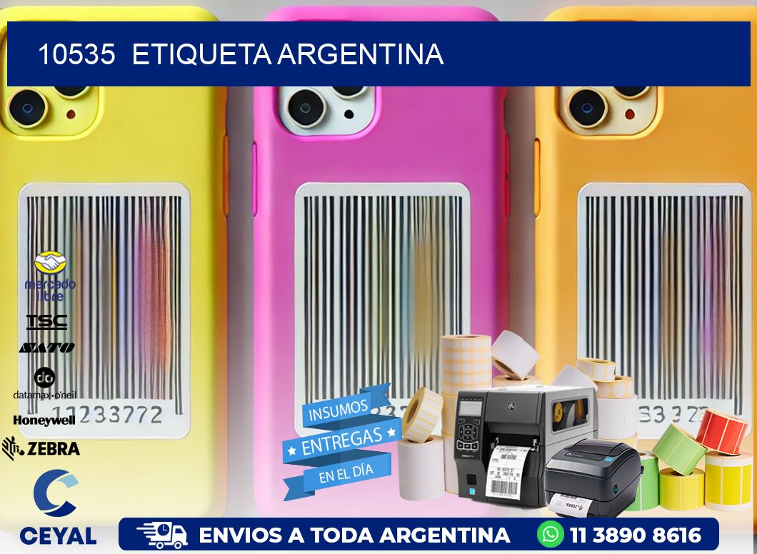 10535 ETIQUETA ARGENTINA