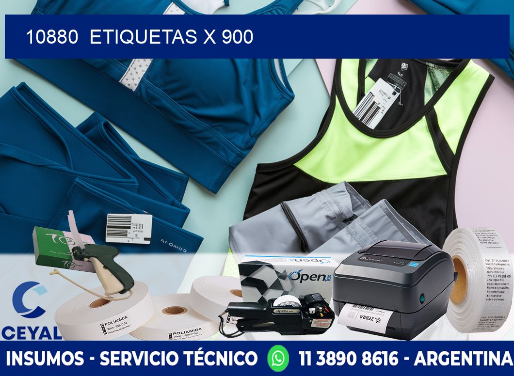 10880 ETIQUETAS X 900