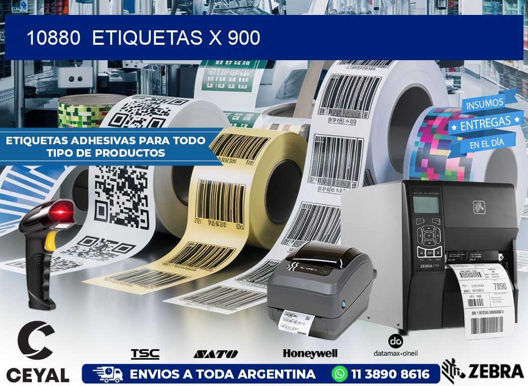10880 ETIQUETAS X 900
