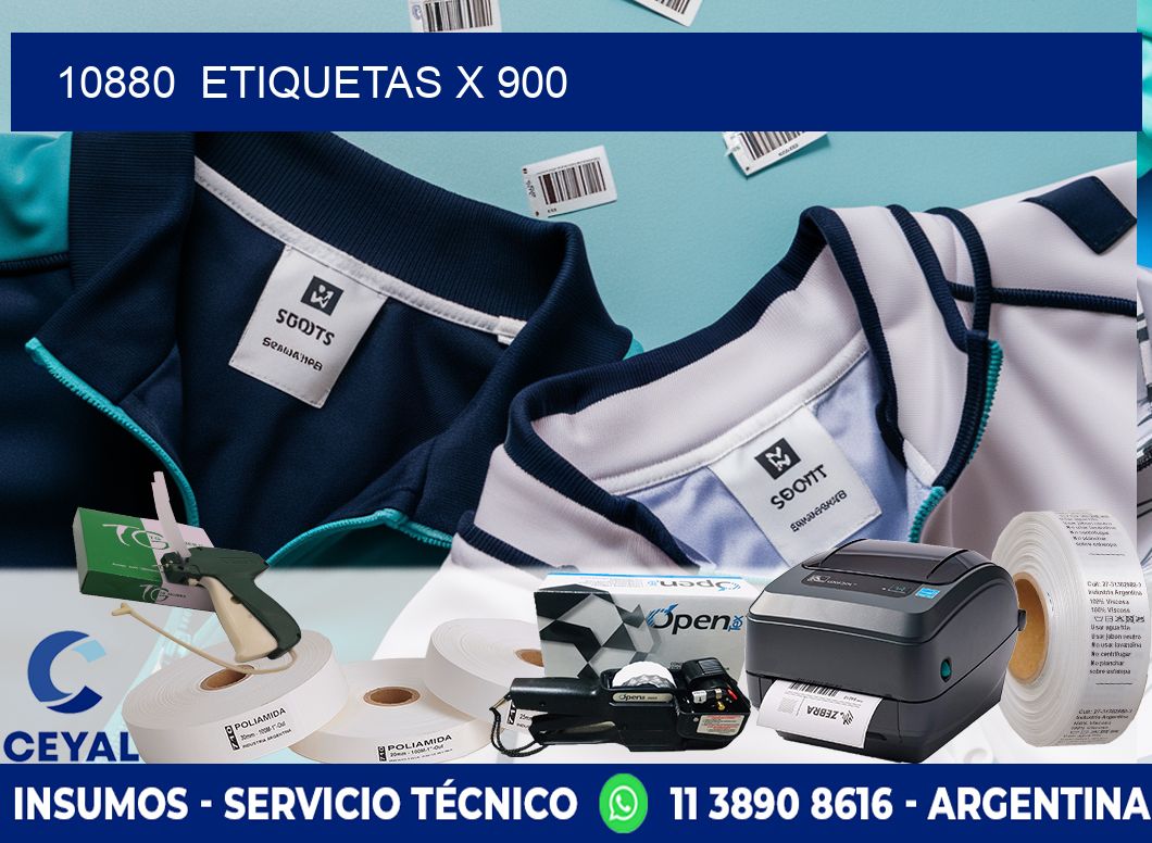 10880  ETIQUETAS X 900