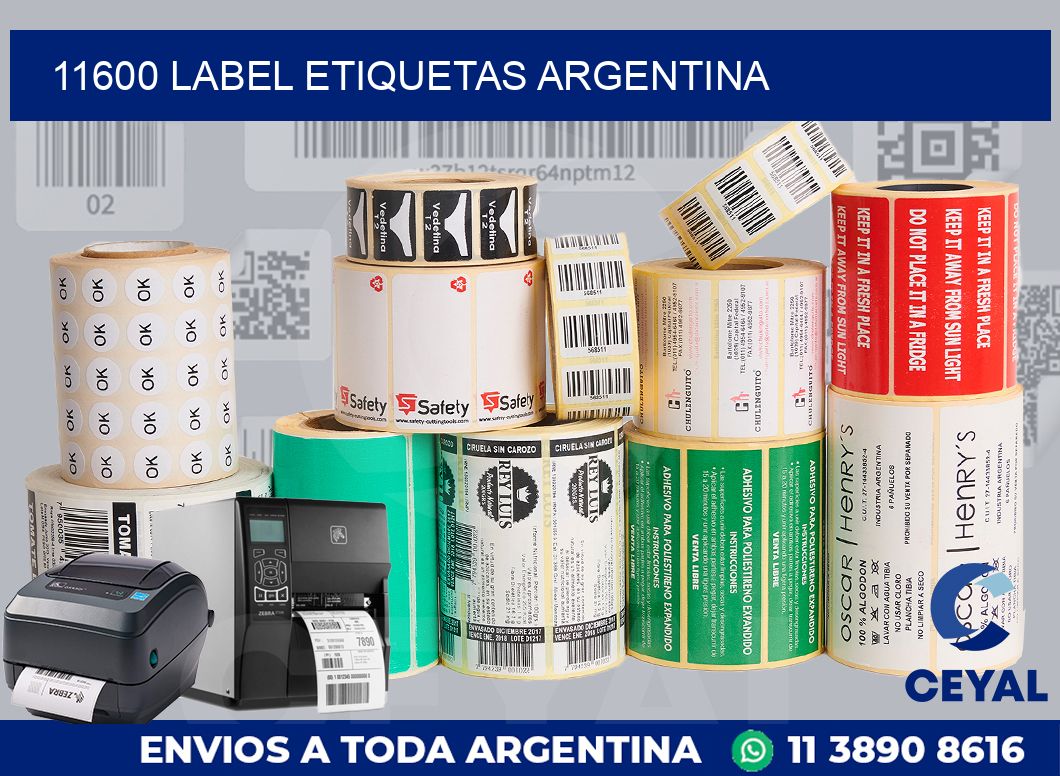 11600 LABEL ETIQUETAS ARGENTINA