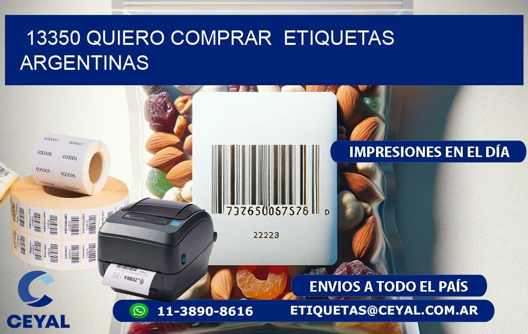 13350 QUIERO COMPRAR ETIQUETAS ARGENTINAS