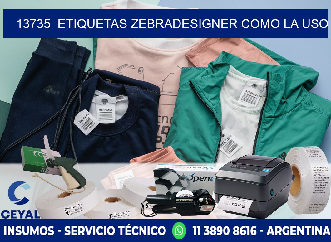 13735  ETIQUETAS ZEBRADESIGNER COMO LA USO