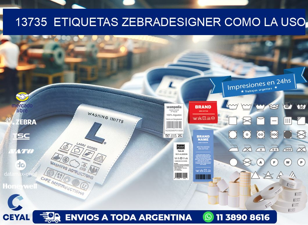 13735  ETIQUETAS ZEBRADESIGNER COMO LA USO