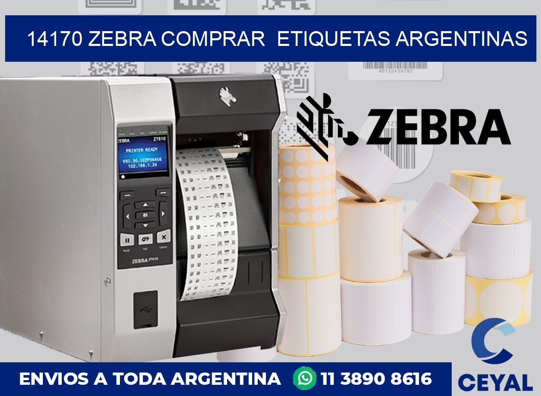 14170 ZEBRA COMPRAR  ETIQUETAS ARGENTINAS