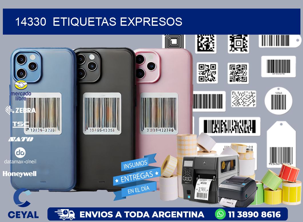 14330 ETIQUETAS EXPRESOS