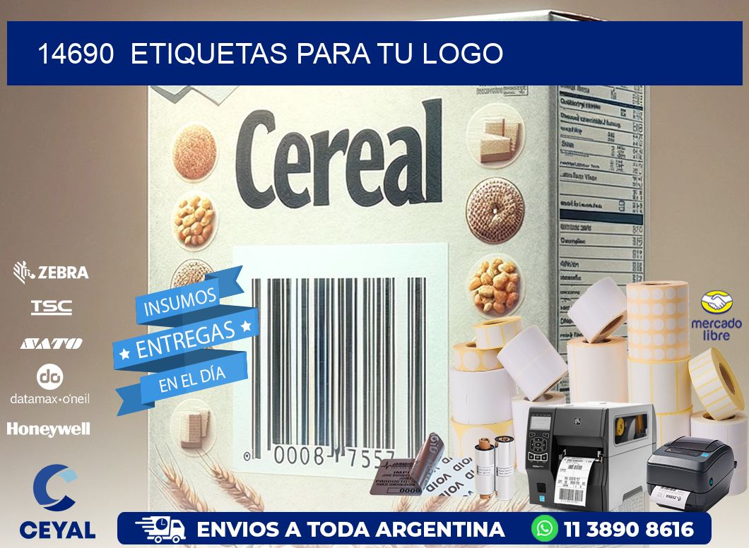 14690 ETIQUETAS PARA TU LOGO