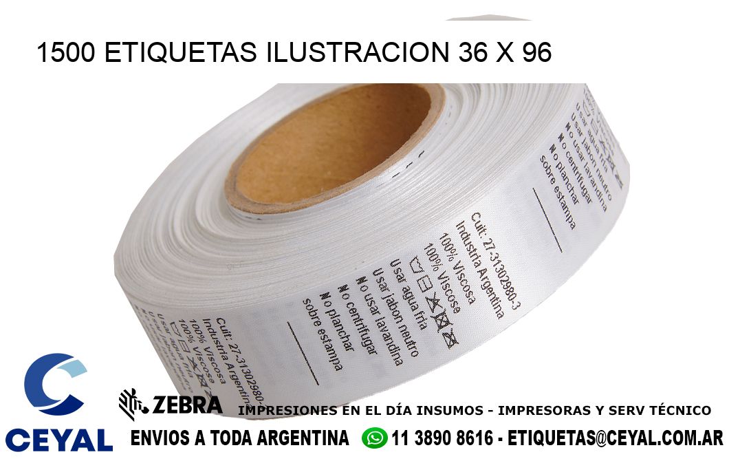 1500 ETIQUETAS ILUSTRACION 36 x 96