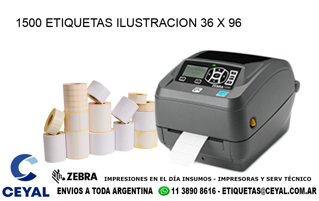 1500 ETIQUETAS ILUSTRACION 36 x 96