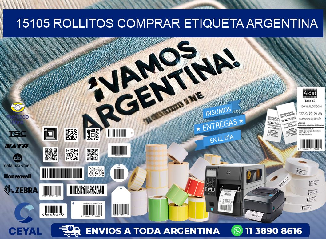 15105 ROLLITOS COMPRAR ETIQUETA ARGENTINA