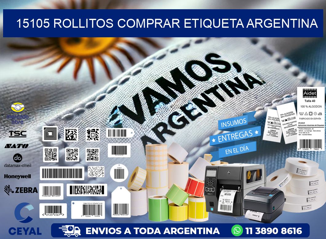 15105 ROLLITOS COMPRAR ETIQUETA ARGENTINA
