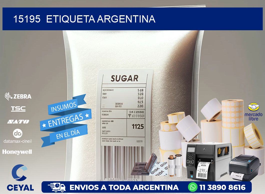 15195 ETIQUETA ARGENTINA