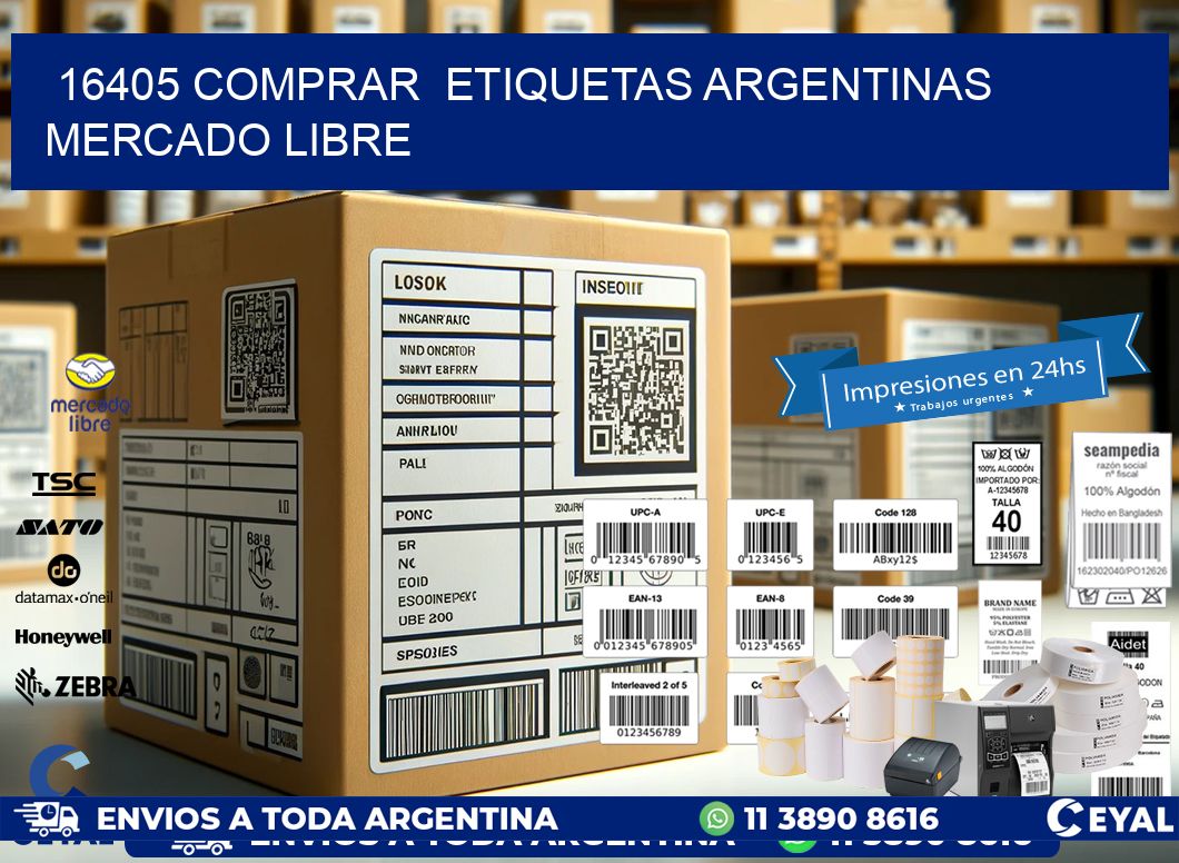 16405 COMPRAR ETIQUETAS ARGENTINAS MERCADO LIBRE