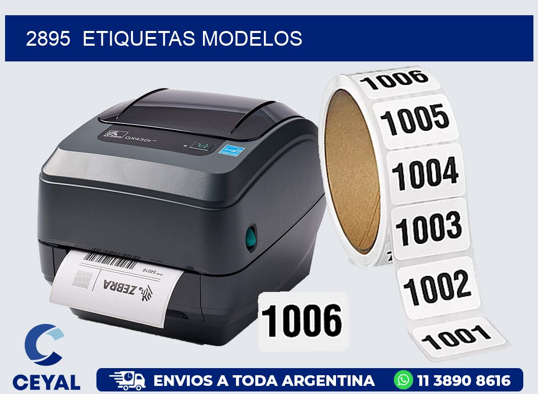 2895  ETIQUETAS MODELOS