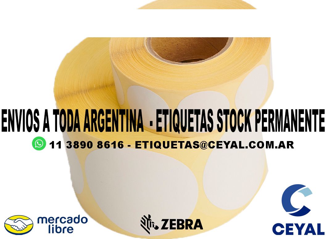 300 ETIQUETAS 66 x 67 ENVIOS CABA
