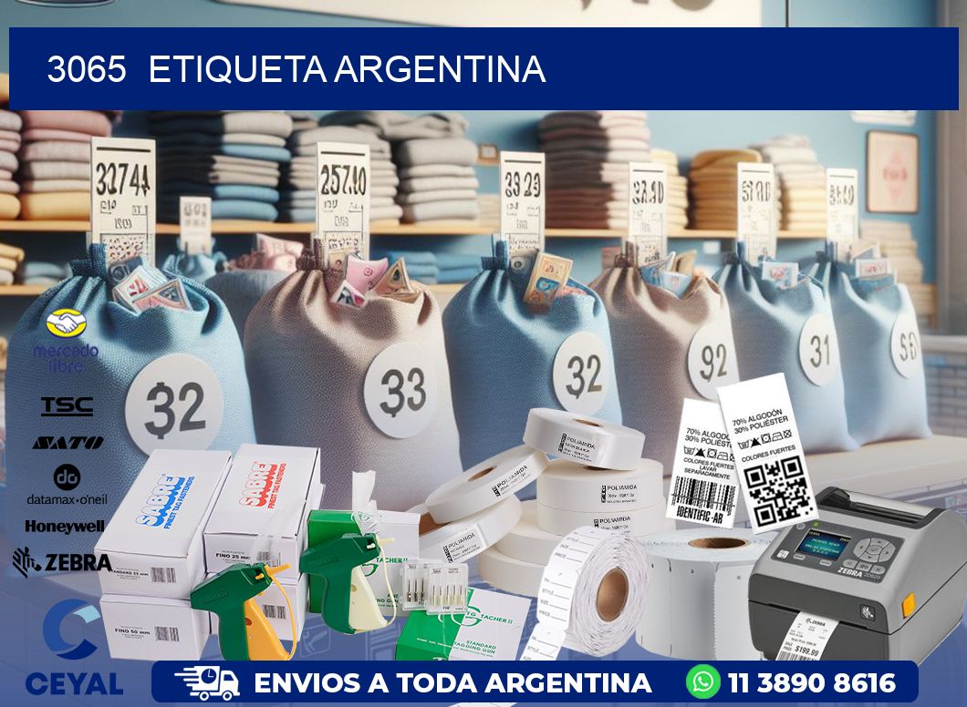 3065  ETIQUETA ARGENTINA