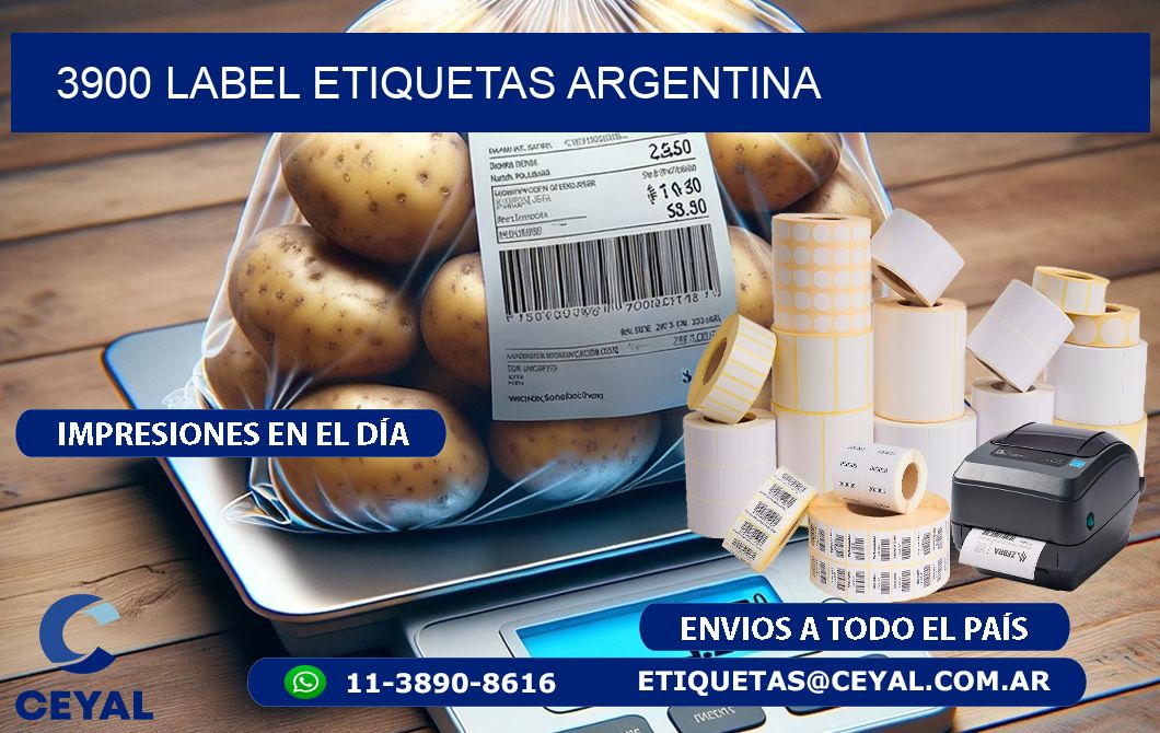 3900 LABEL ETIQUETAS ARGENTINA