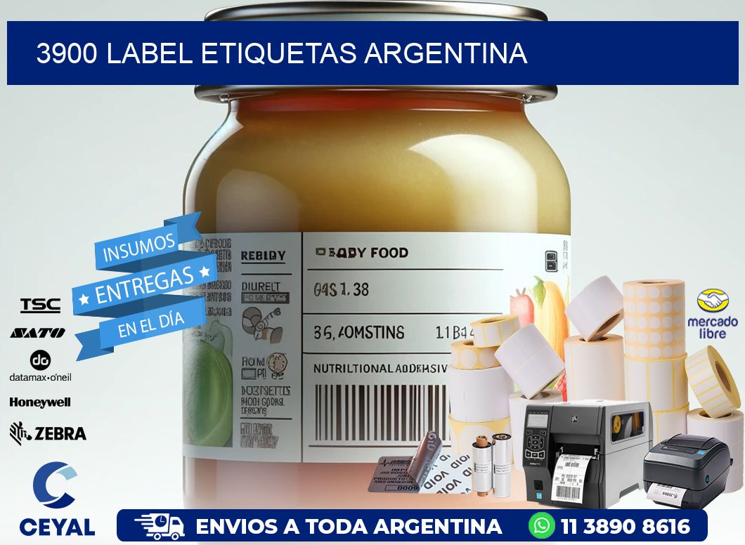 3900 LABEL ETIQUETAS ARGENTINA