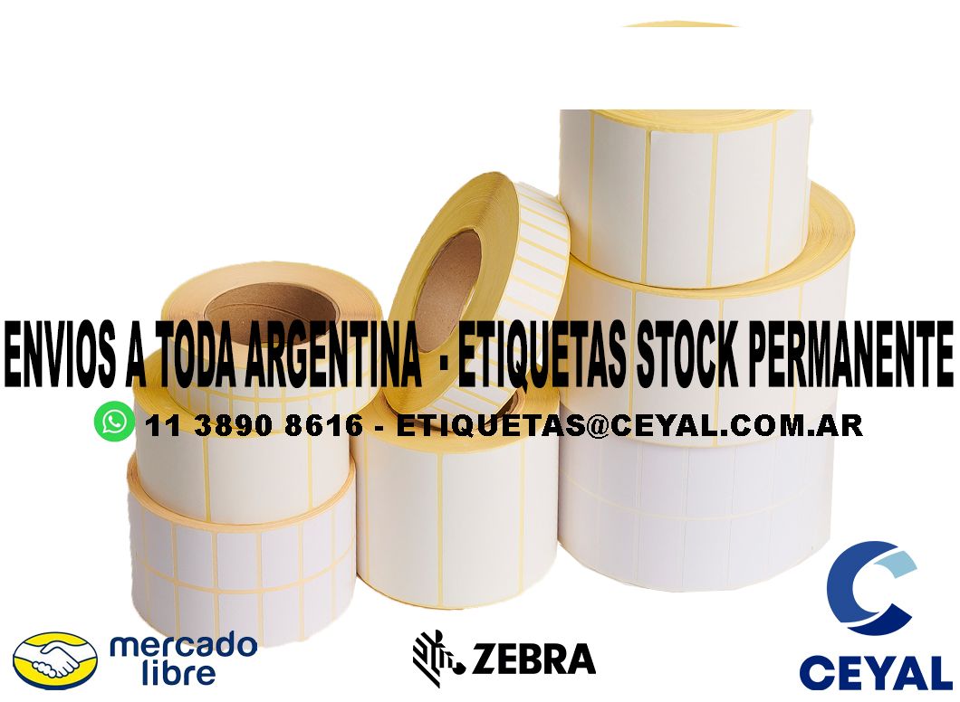 4000 ETIQUETAS RIBBON 21 x 43